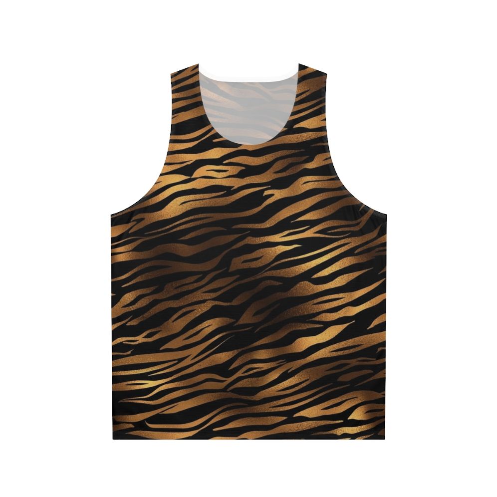 Tiger print unisex tank top