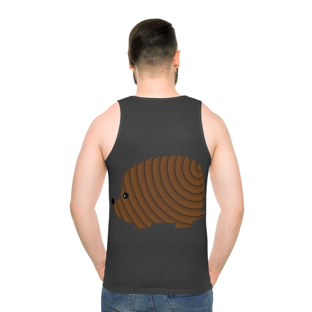 Legendary Hedgehog Unisex Tank Top - men back