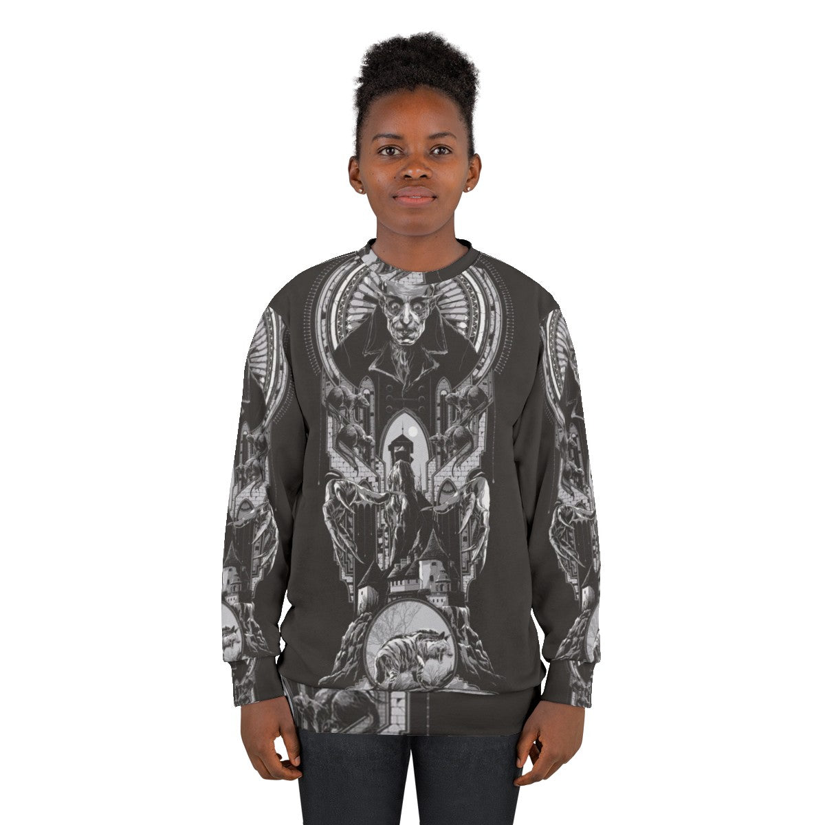 Nosferatu Silent Film Vintage Sweatshirt - women