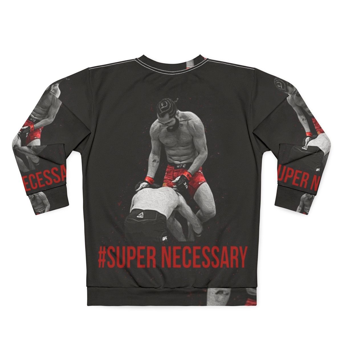 Jorge Masvidal "Super Necessary" Sweatshirt - Back