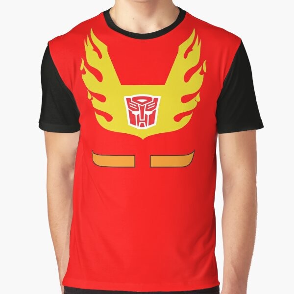 Transformers Hot Rod 80s Graphic T-Shirt