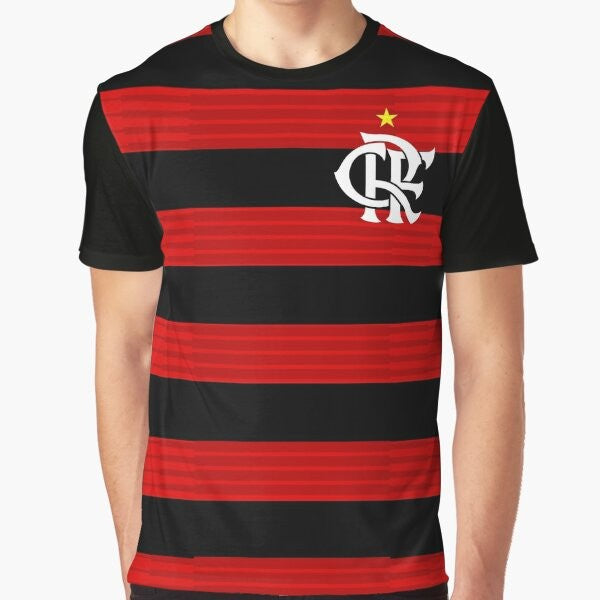 Flamengo Brazil Soccer Graphic T-Shirt