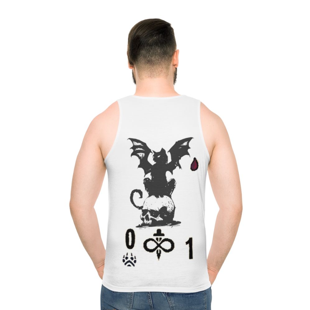 Inscryption Unisex Tank Top - men back