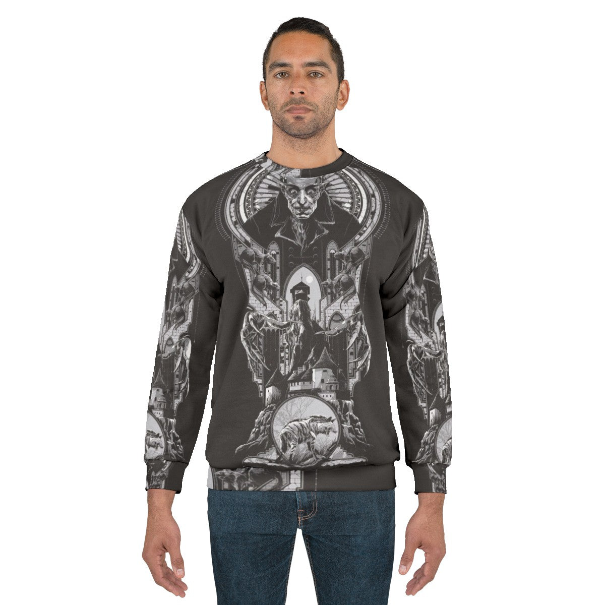 Nosferatu Silent Film Vintage Sweatshirt - men