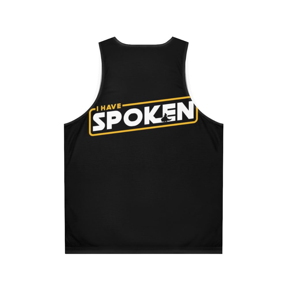 Mandalorian "I Have Spoken" Unisex Tank Top - Back