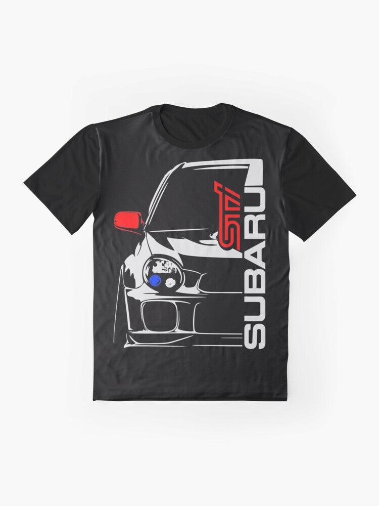 Subaru Impreza WRX STI JDM Legends Graphic T-Shirt - Flat lay