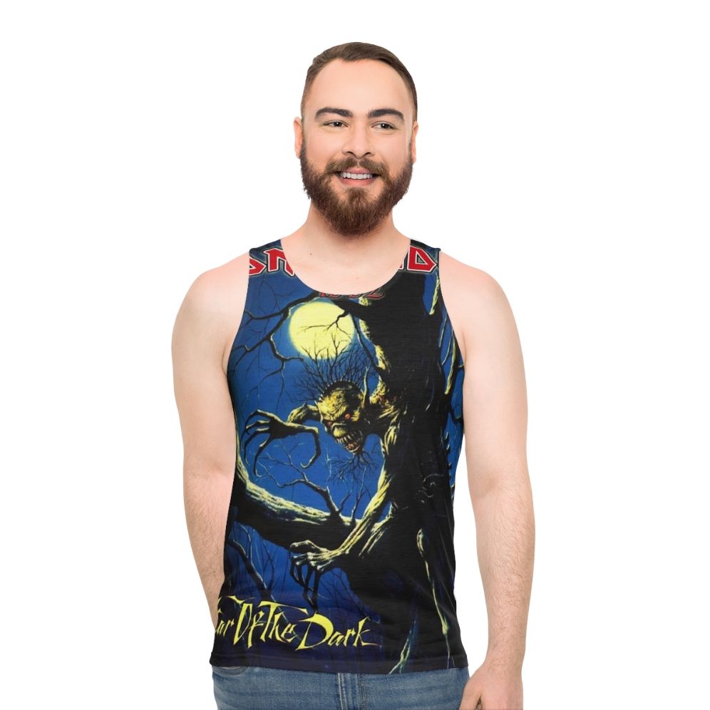 Iron Maiden Fear of the Dark Unisex Tank Top - men