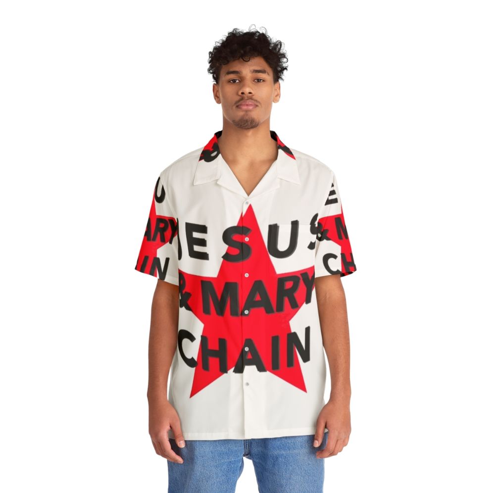 Jesus and Mary Chain Logo Hawaiian Shirt - People Front