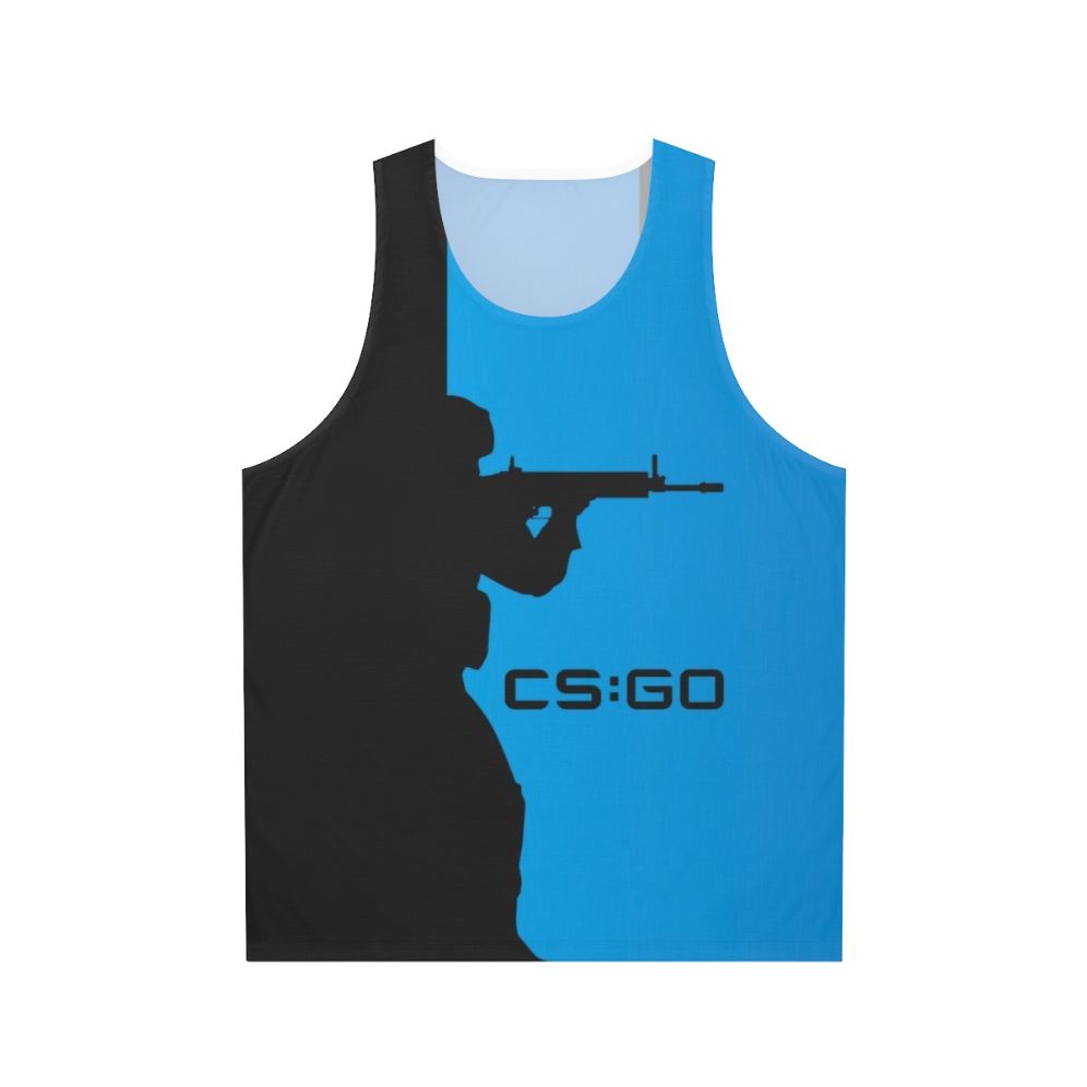 Counter Strike Silhouette Unisex Gaming Tank Top