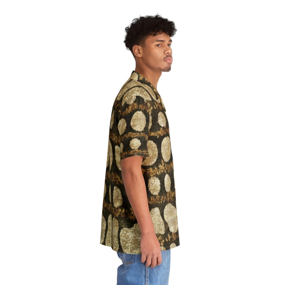 Australian Goanna Skin Pattern Hawaiian Shirt - People Pight