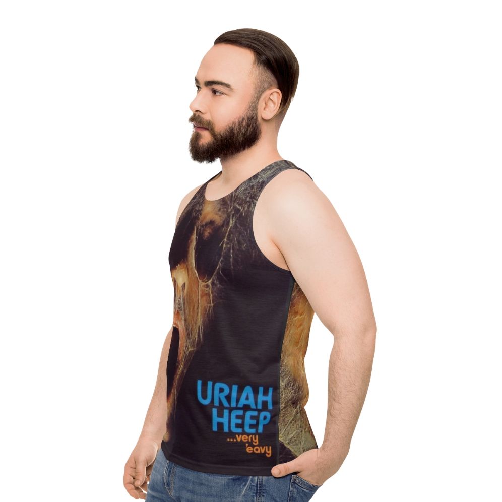 Uriah Heep vintage 70s band unisex tank top - men side