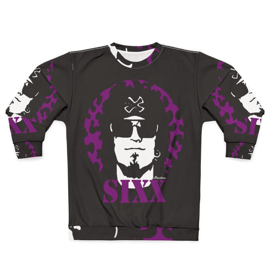 Nikki Sixx Heavy Metal Music Icon Sweatshirt