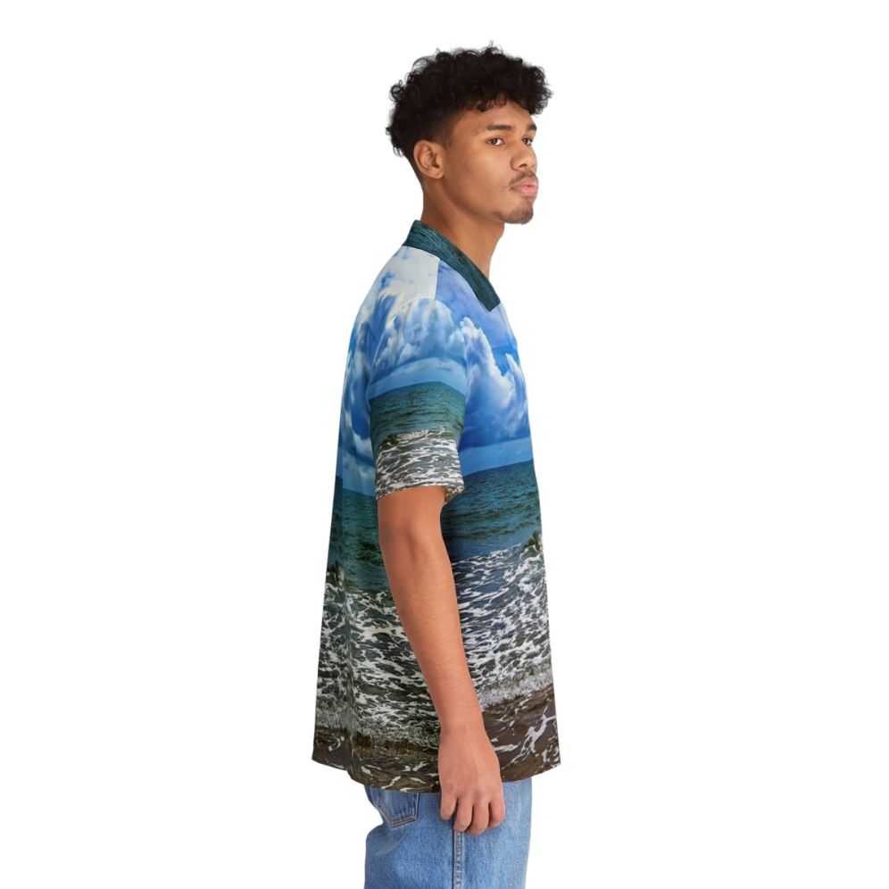 Coastal-inspired Hawaiian shirt with ocean view - People Pight