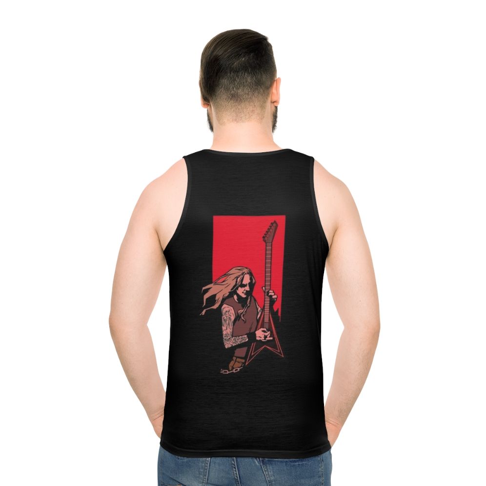 Alexi Laiho Children of Bodom Unisex Metal Tank Top - men back