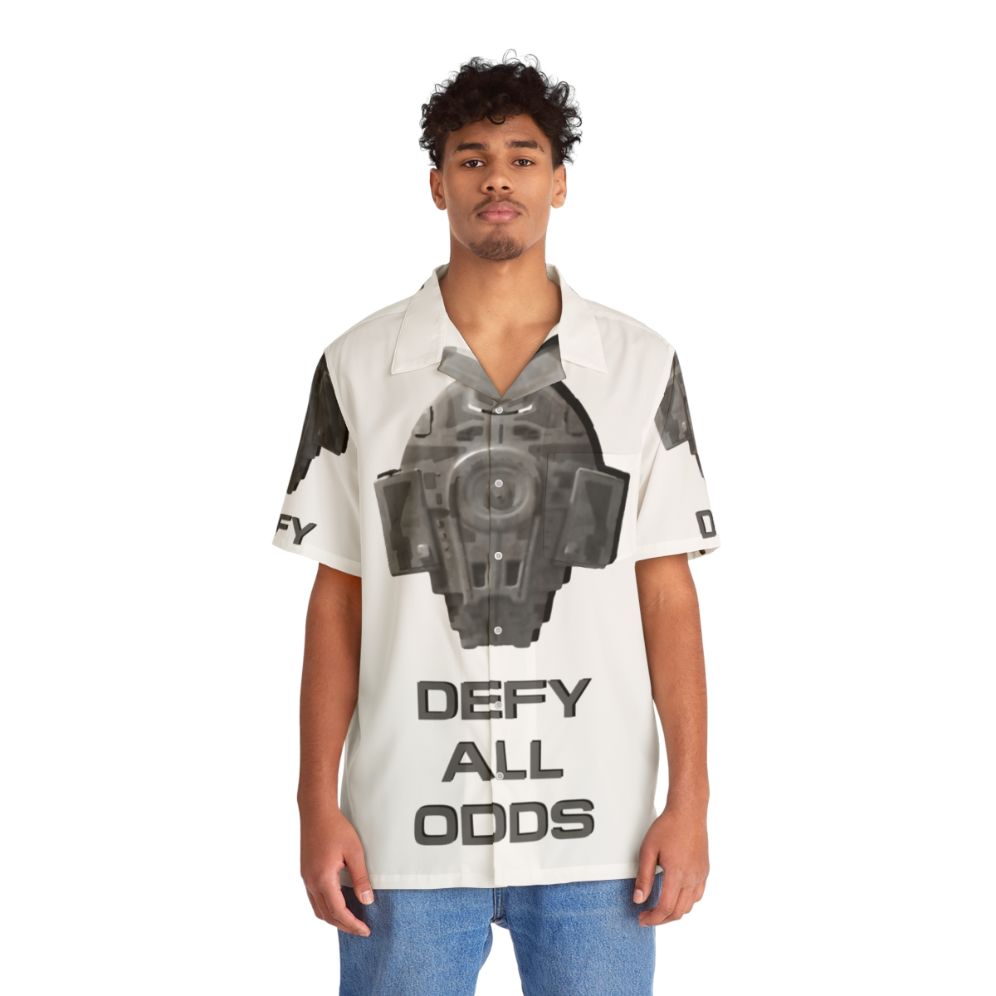 Defiant Star Trek Hawaiian Shirt - People Front