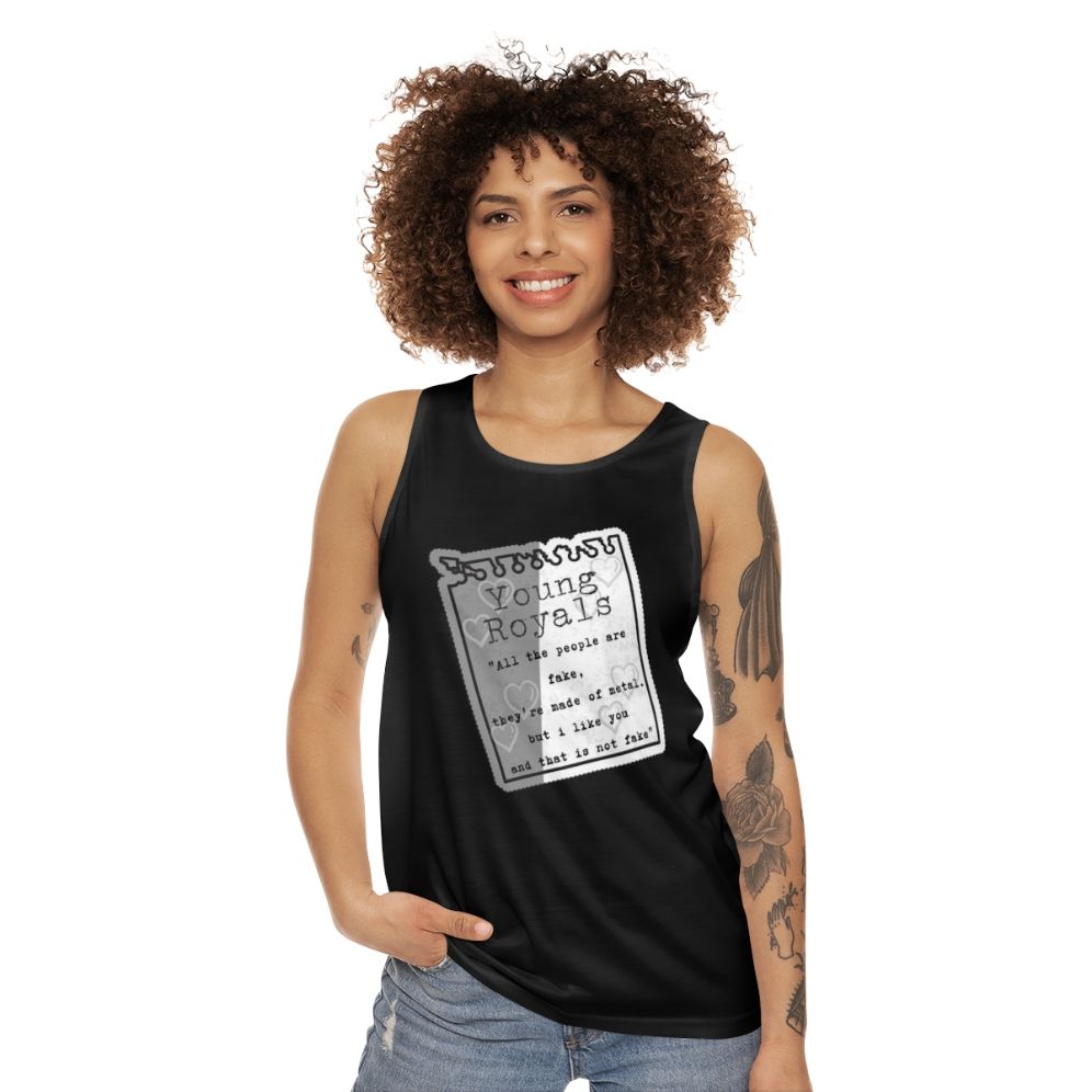 Young Royals Netflix TV Show Quote Unisex Tank Top - women