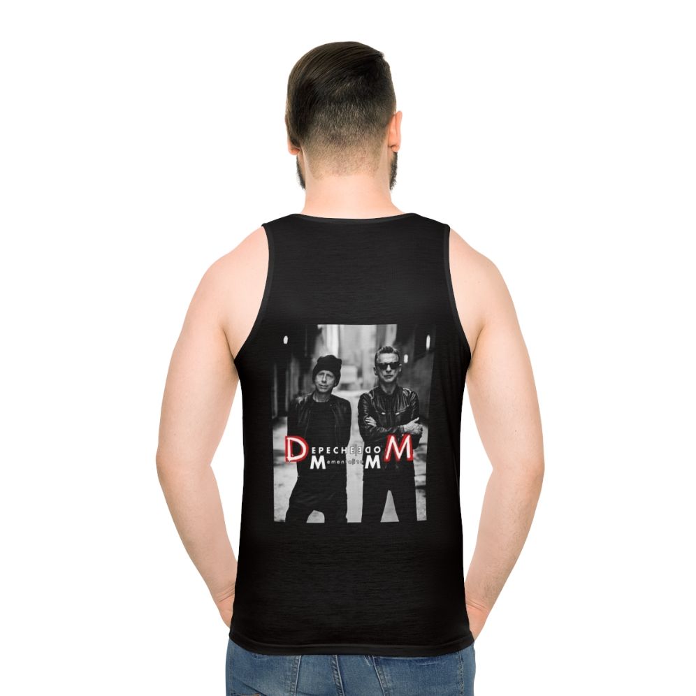 Musician Mode 2023 Live Tour Unisex Tank Top - men back