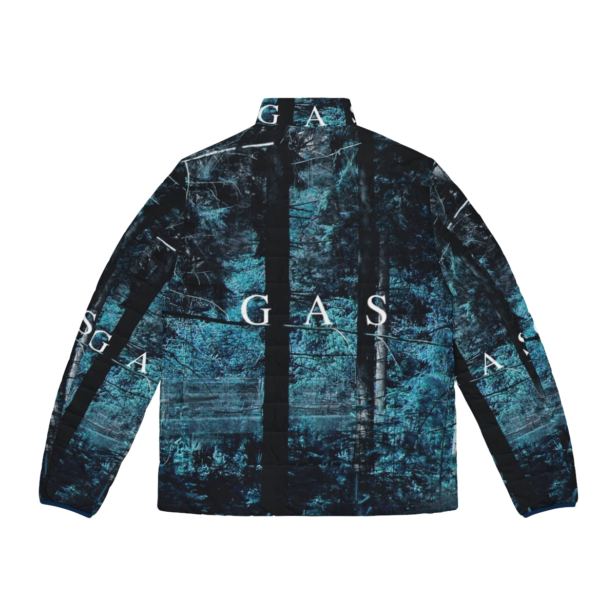 Gas Narkopop Puffer Jacket featuring ambient, experimental sound design - Back