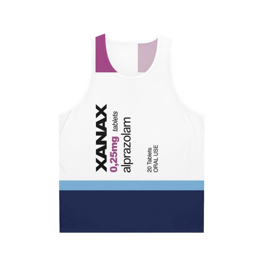 Unisex 'Xanax' sarcastic humor tank top