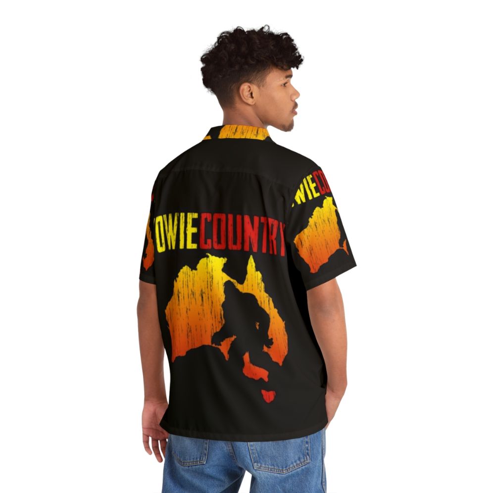 Yowie Country Hawaiian Shirt featuring a cryptid design - People Back