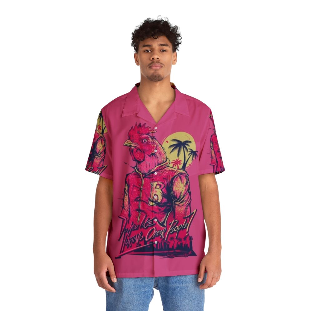 Hotline Miami Richard Hawaiian Shirt - People Front