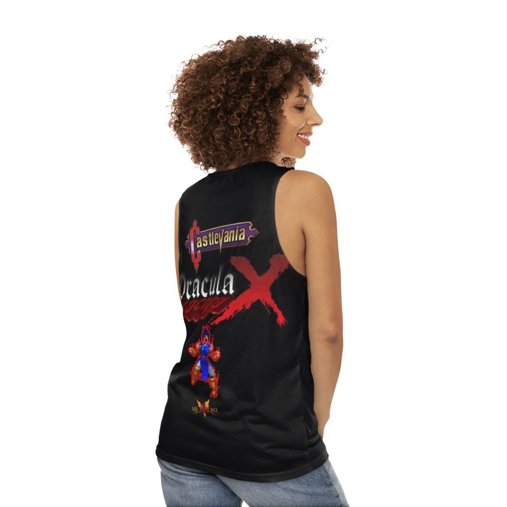 Castlevania Dracula X Classic Unisex Tank Top - women back