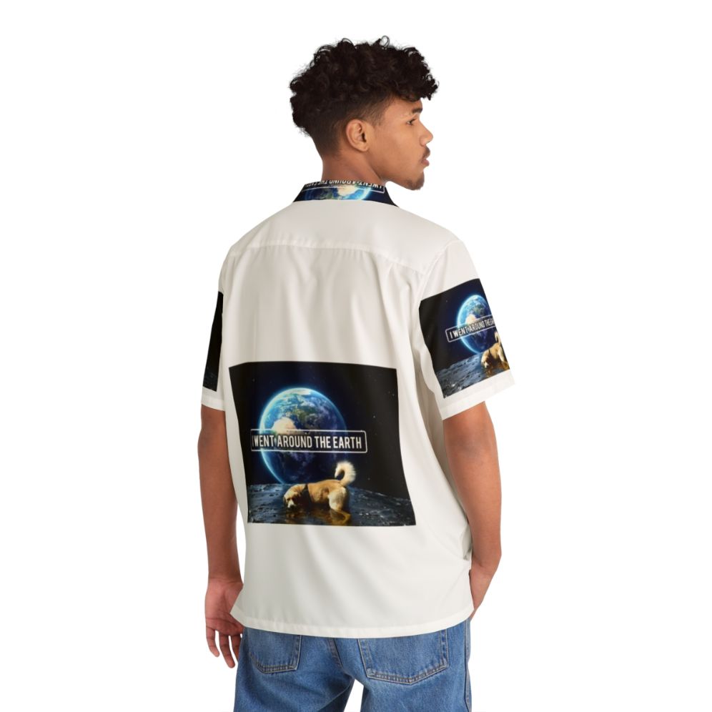 Galaxy Dog Hawaiian Shirt - People Back