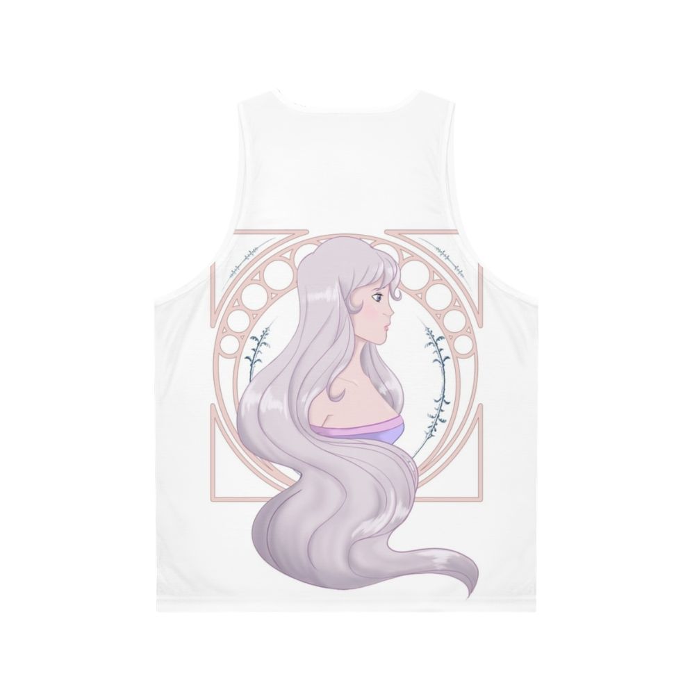 The Last Unicorn Lady Amalthea Unisex Tank Top - Back