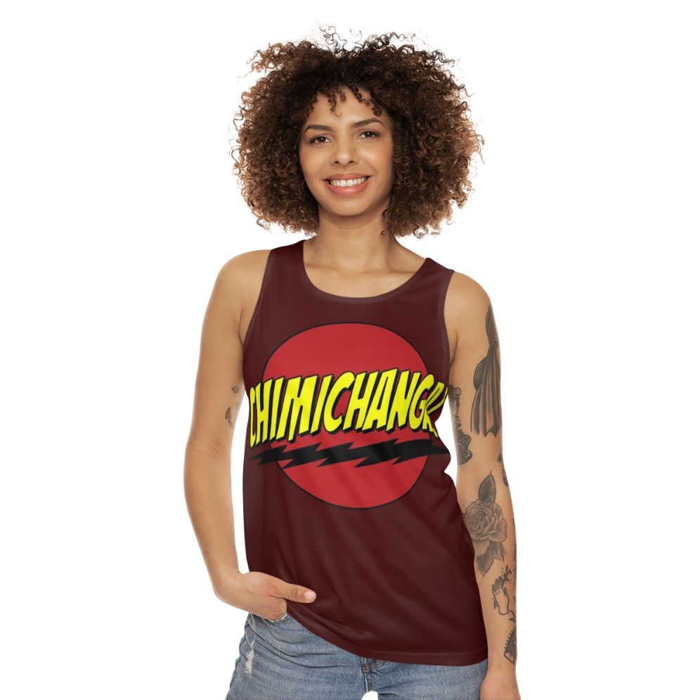 Chimichanga Logo Unisex Tank Top - women