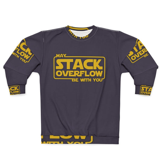 Stack Overflow Programmer Sweatshirt - Funny Tech and Coding Gift