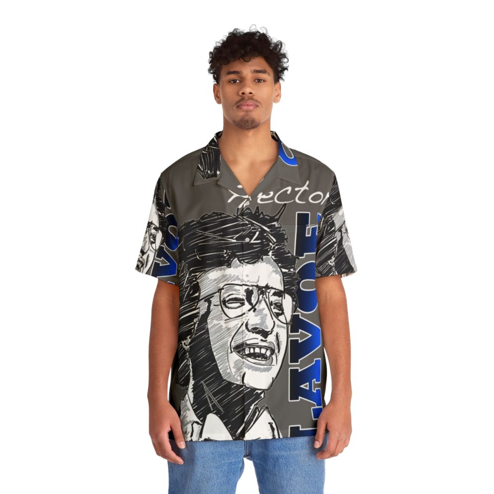 Hector Lavoe Retro Hawaiian Shirt - People Front