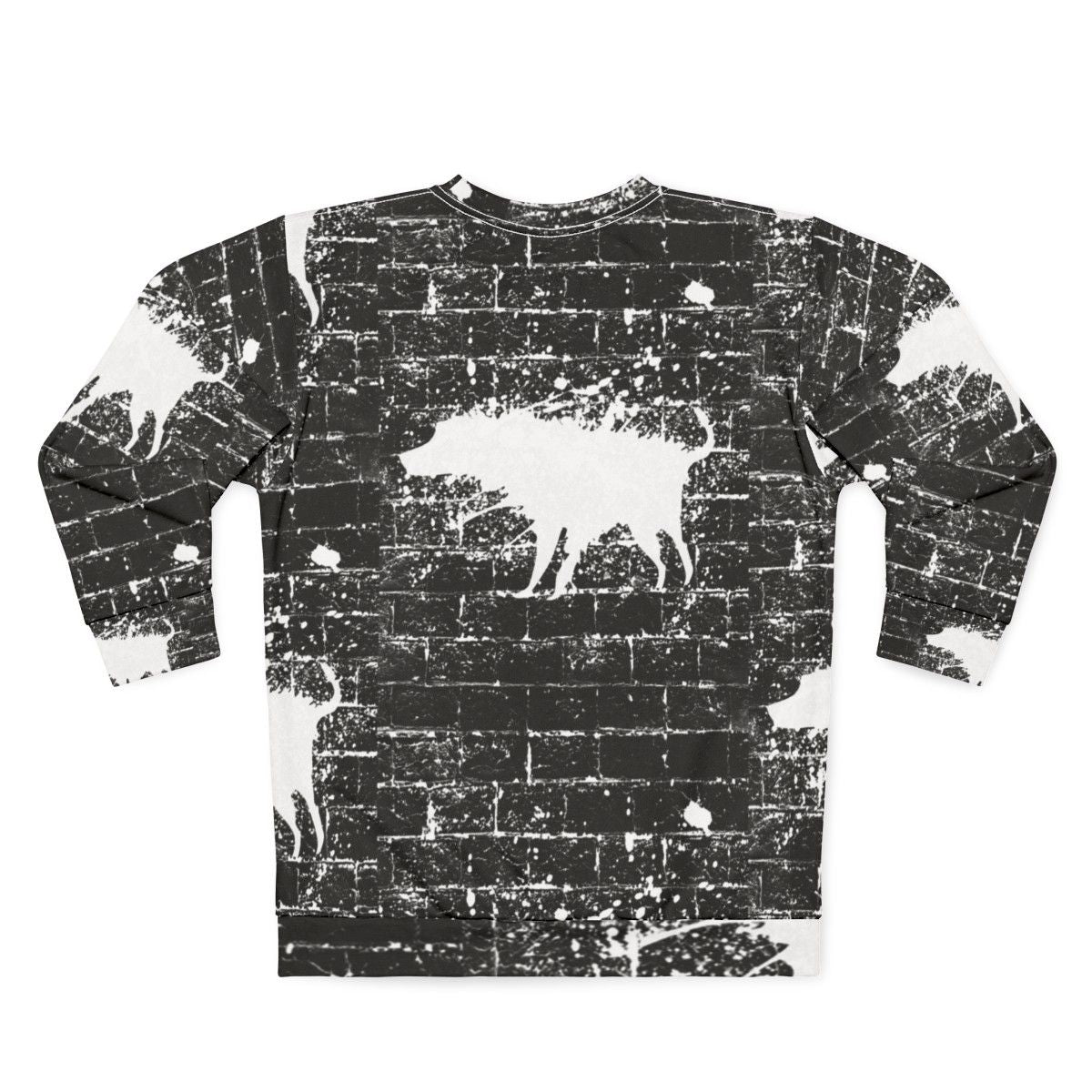 Banksy Splash Dog Graphic Sweatshirt - Back