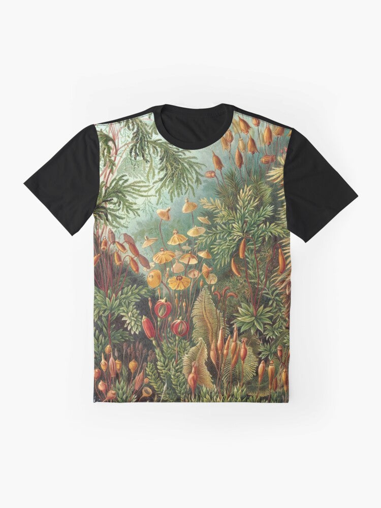 Vintage nature painting illustration artwork graphic t-shirt - Flat lay