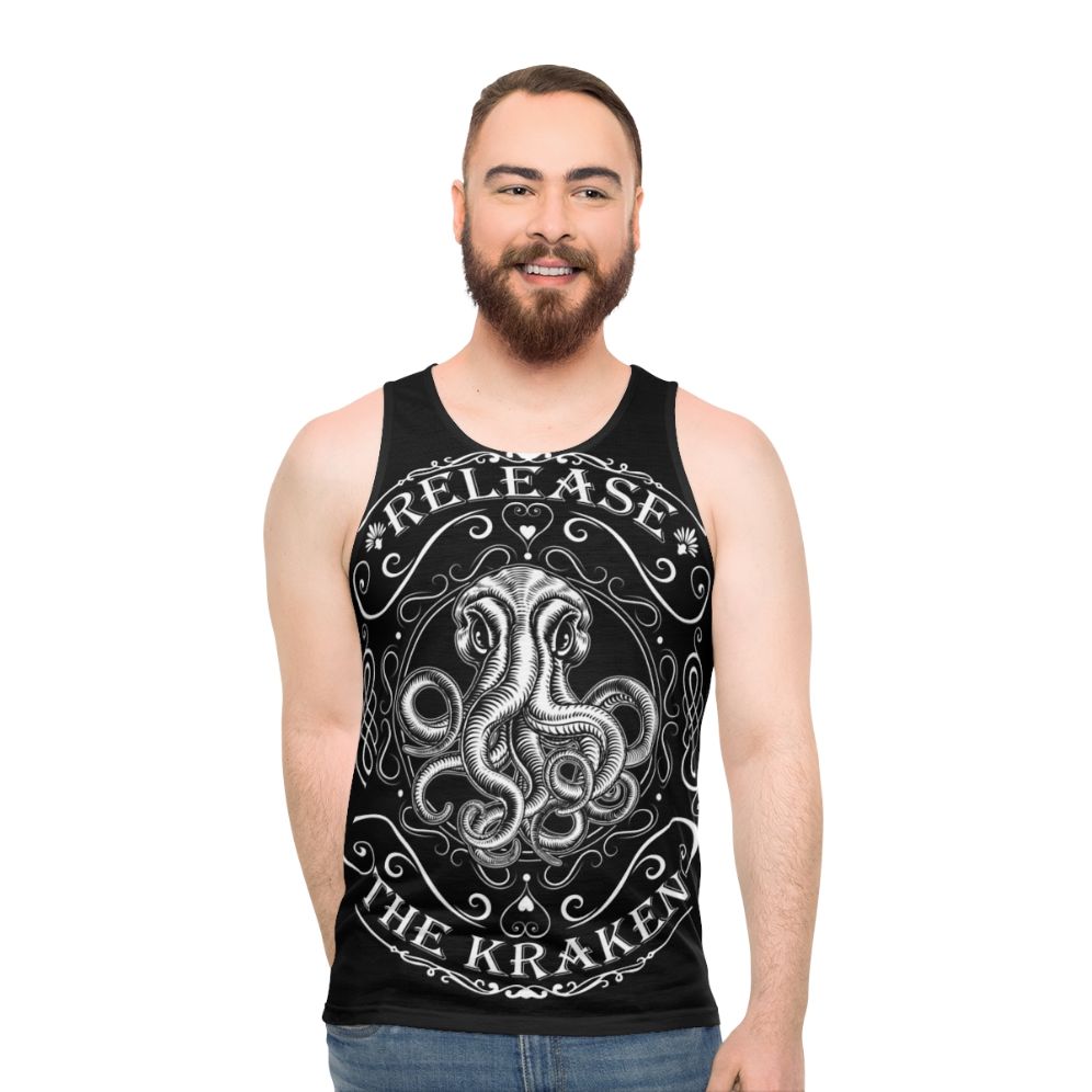 Unisex "Release The Kraken" Vintage-Inspired Tank Top - men