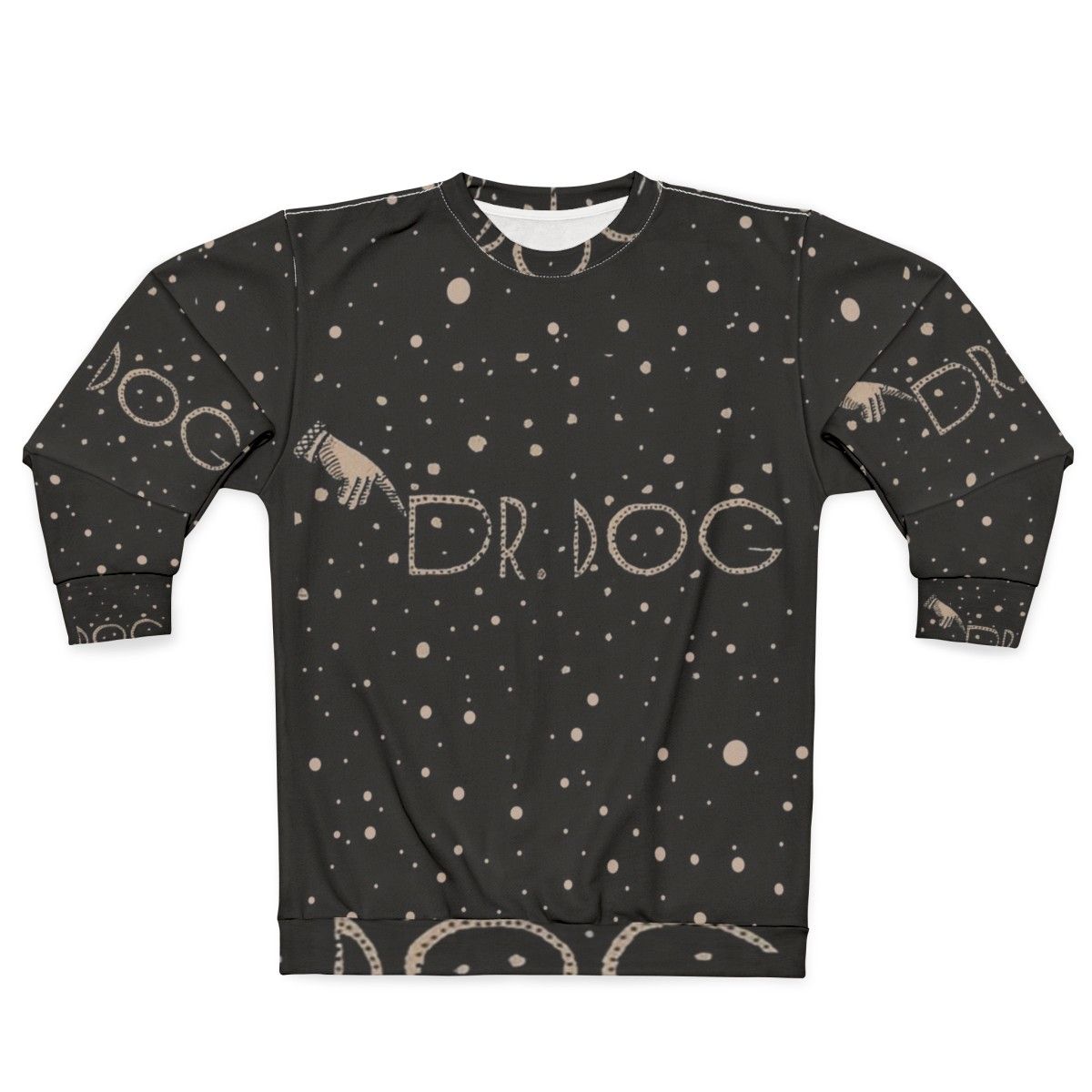 Dr. Dog Toothbrush Sweatshirt with Galaxy Print and Dental Logo