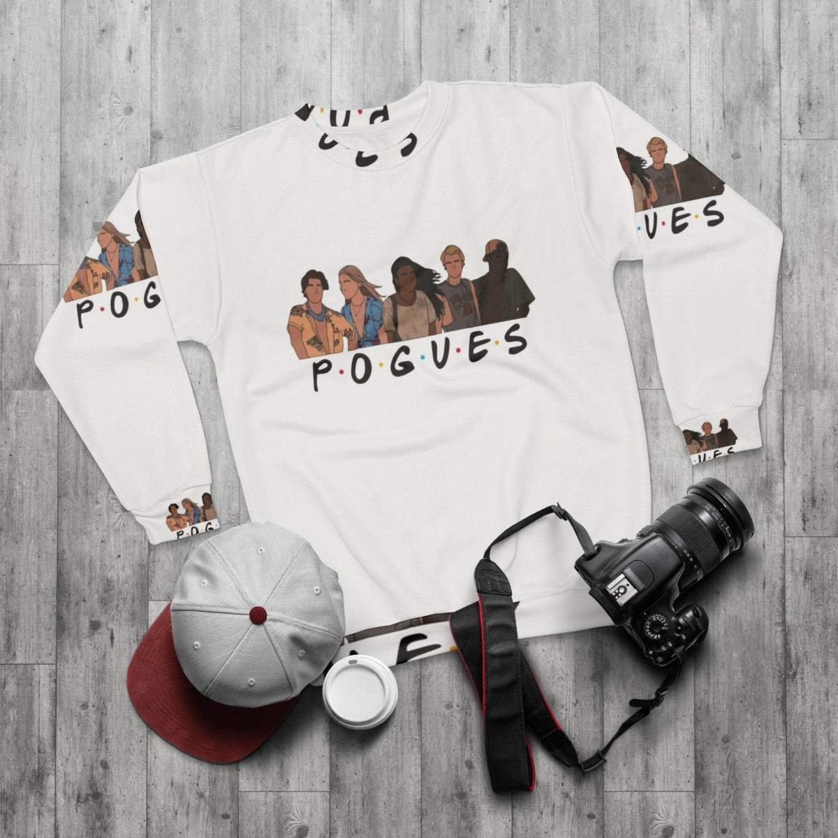 Outer Banks Pogue Life Pogues Sweatshirt - flat lay