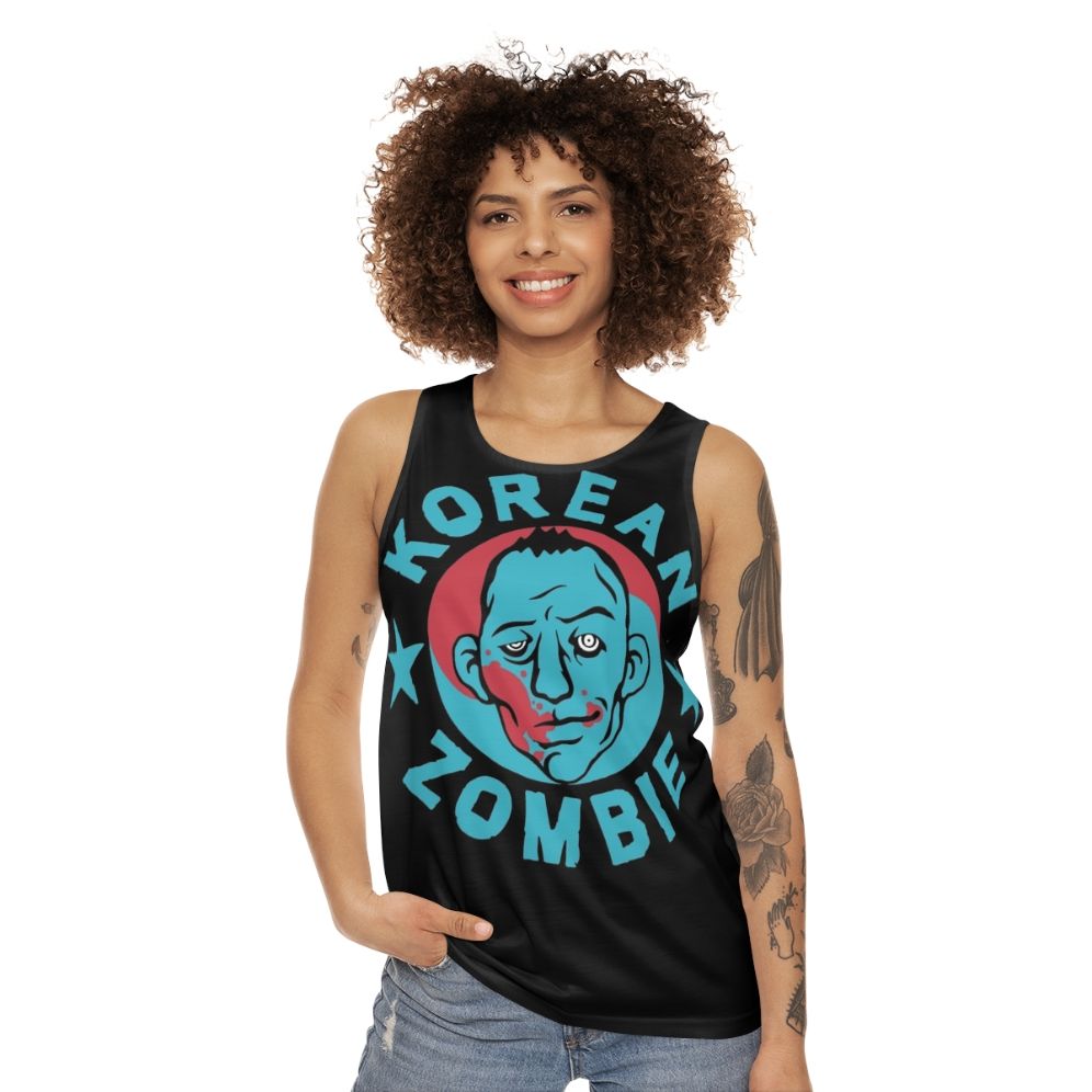 Korean Zombie Unisex MMA UFC Tank Top - women