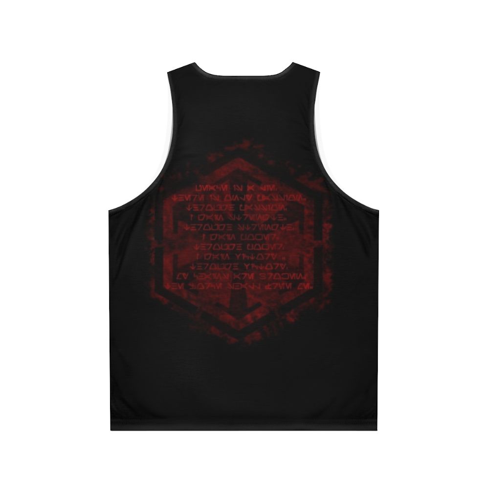 Sith Code Unisex Tank Top - Back