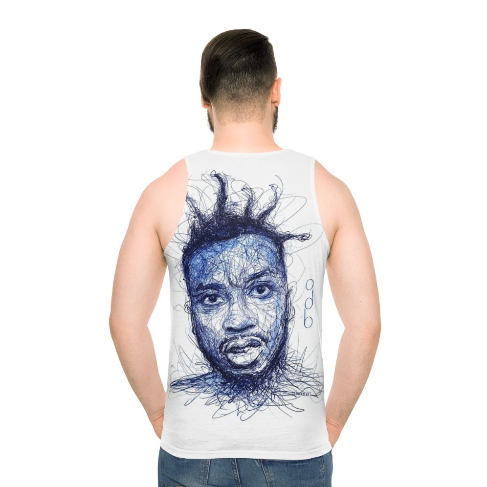 Unisex ODB by Nikkolas Wu-Tang Tank Top - men back