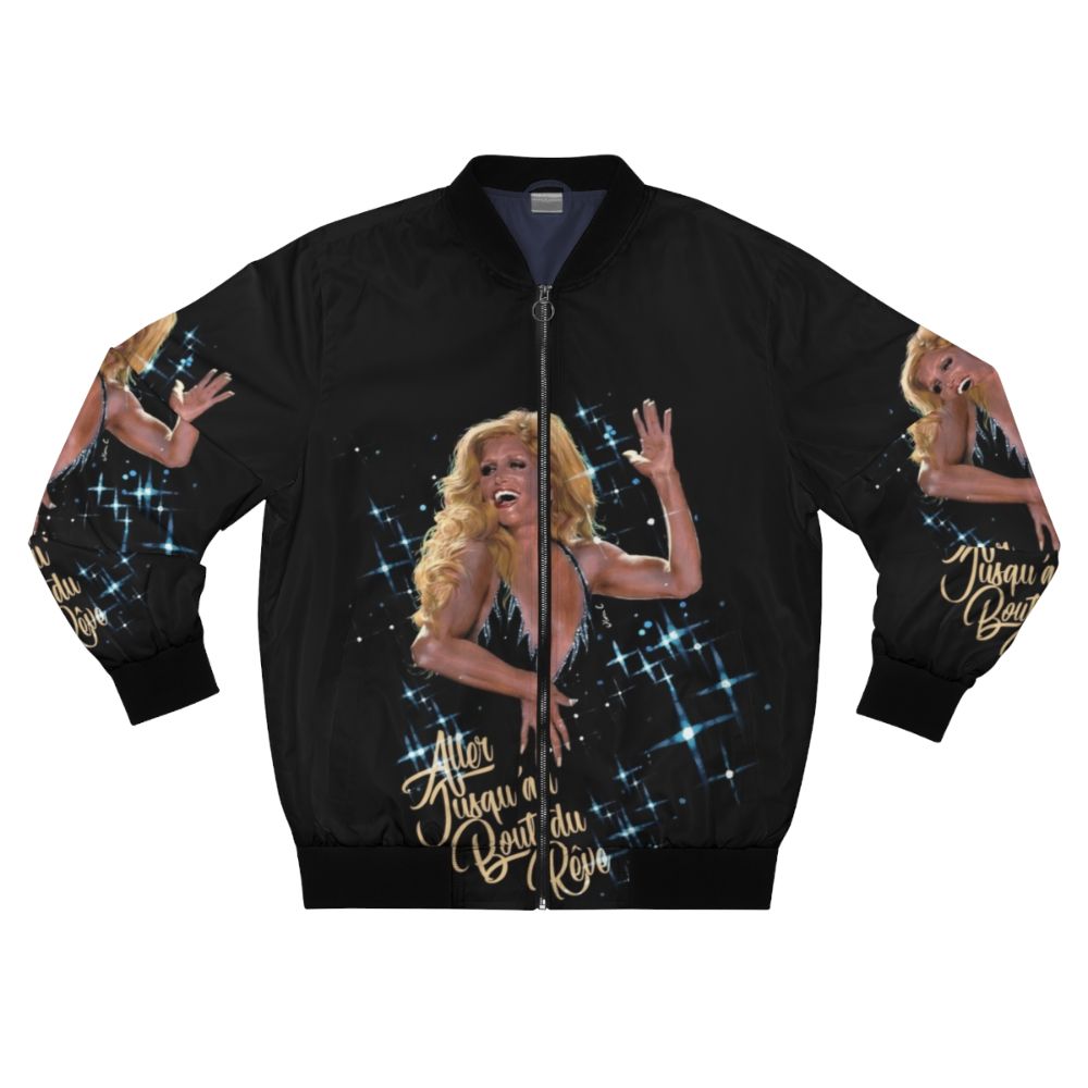 Dalida-inspired bomber jacket with stylish design