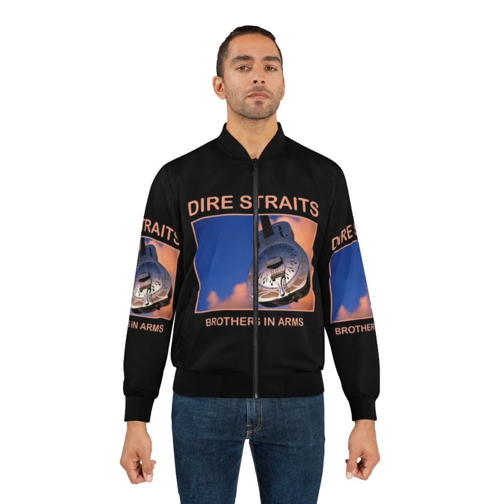 Dire Straits Brothers in Arms guitar-inspired bomber jacket - Lifestyle