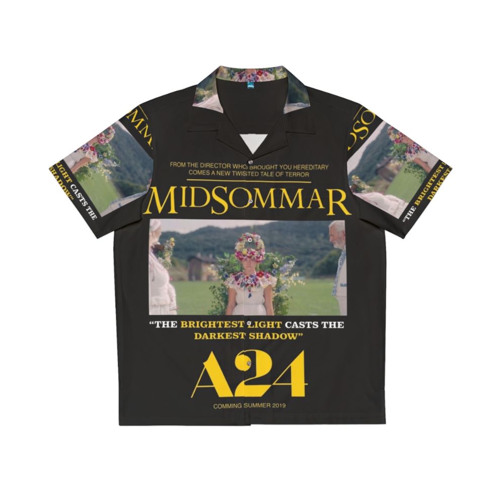 Midsommar movie poster Hawaiian shirt featuring horror film imagery