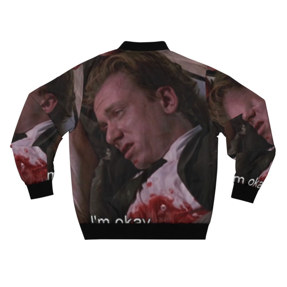 Reservoir Dogs inspired bomber jacket with iconic quotes and characters - Back