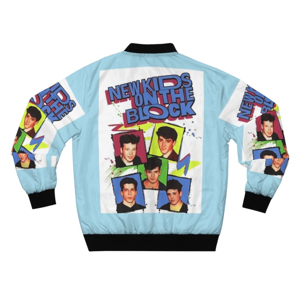 Classic T-Shirt Bomber Jacket featuring the "Being the New Kids" logo - Back