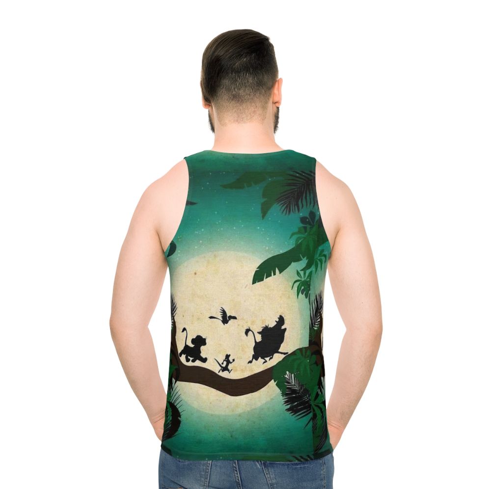 Simba Lion King Unisex Tank Top - men back