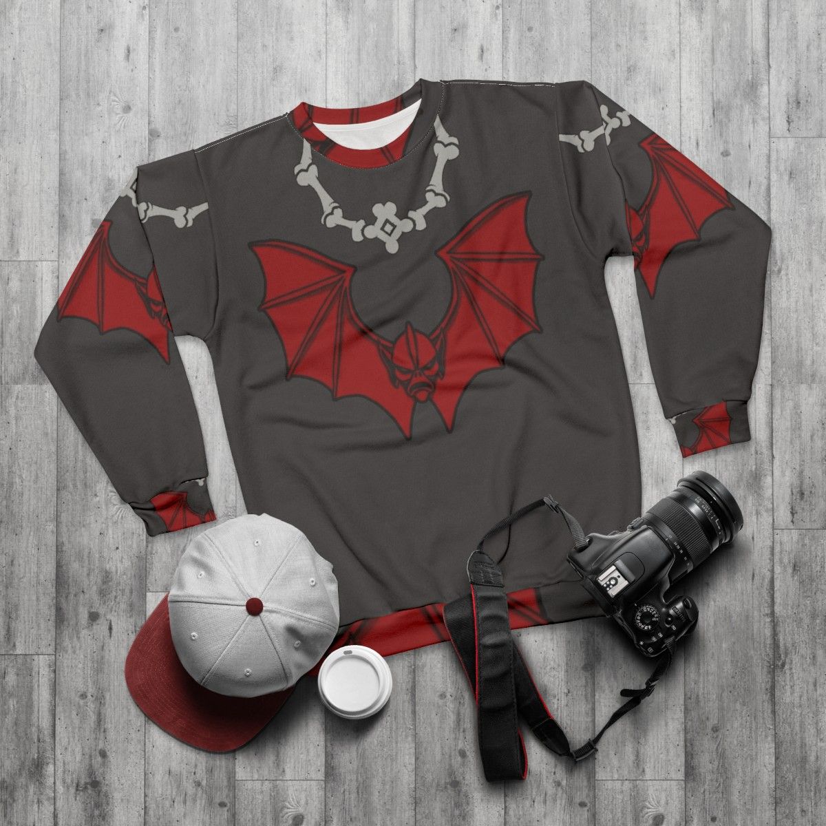 Hordak Masters of the Universe Gothic Sweatshirt - flat lay