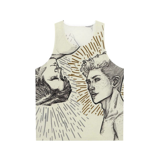 Carry On Unisex Tank Top featuring Simon Snow and Baz Pitch from Young Adult Book Series