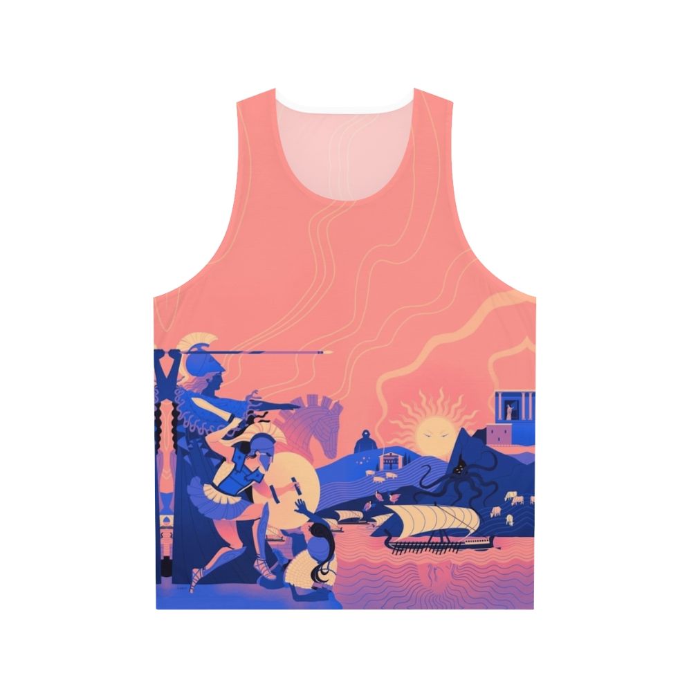 Unisex tank top with Greek mythology inspired design