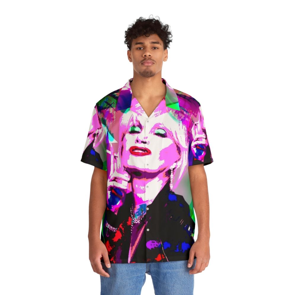 Patsy Hawaiian Shirt with Vibrant Pattern - People Front