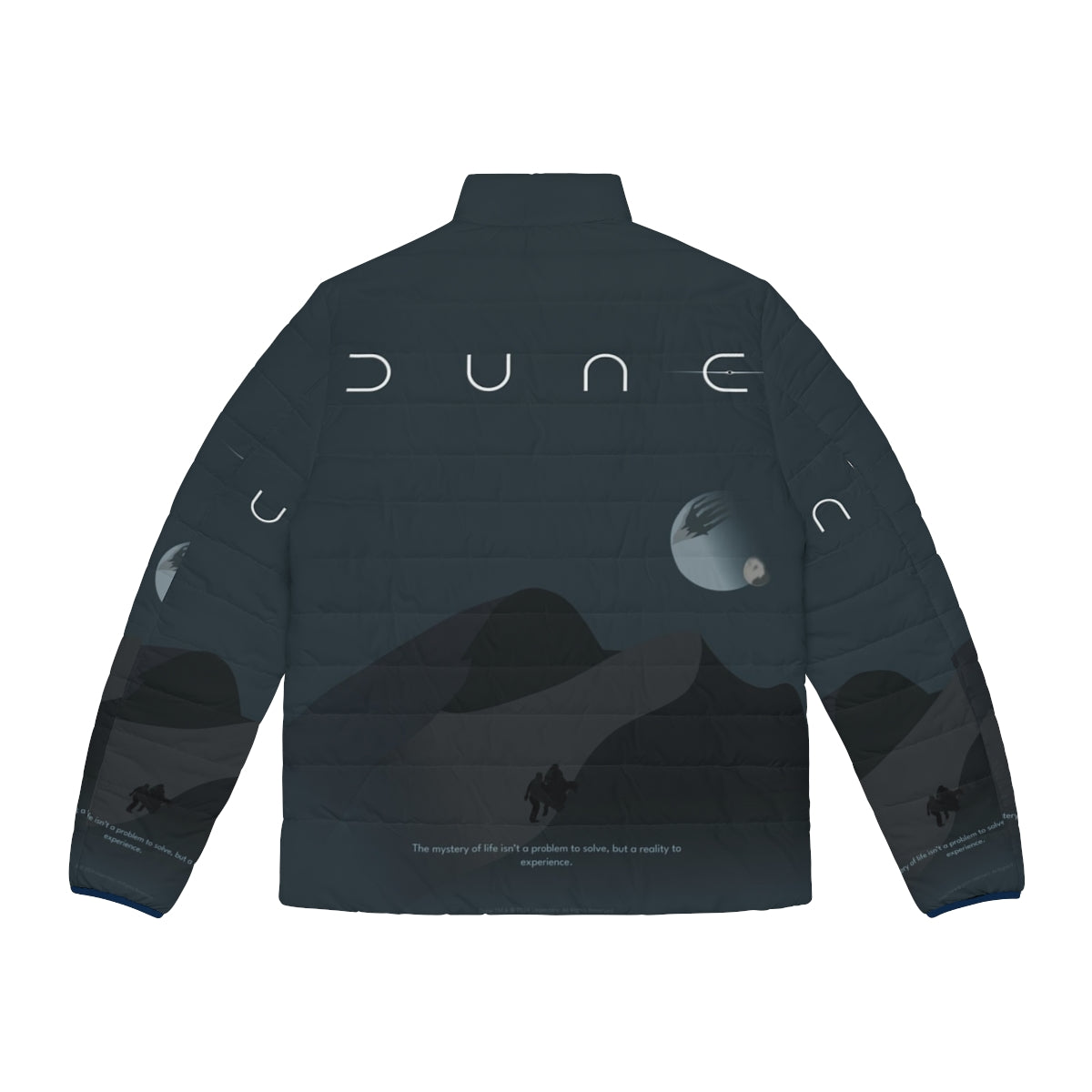 Dune Arrakis Puffer Jacket - Sci-Fi Movie Merchandise - Back